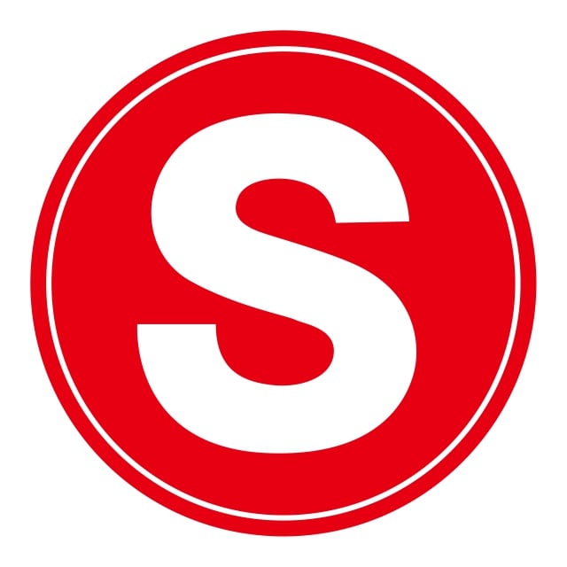 樂天商城 - 販促 その他 ラベル シール　S　赤　SMラベル　L-6530　1枚カット　1袋500枚入【メール便OK】