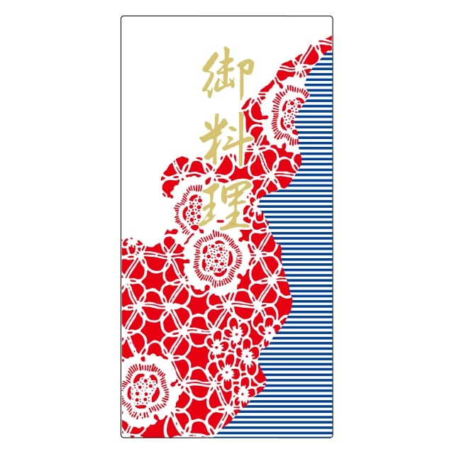 樂天商城 - 惣菜 各種お惣菜 ラベル シール　御料理　SMラベル　N-411　1シート5枚付　1袋250枚入【メール便OK】