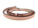 ■新品同様■ COACH コーチ レザー シルバー金具 バッグ用 ショルダーストラップ 肩掛け用 斜め掛け用 レディース ピンク系 c0921Wk