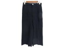 ■新品同様■ GUCCI グッチ シェリーライン レーヨン×ポリウレタン パンツ ボトムス サイズ 36 洋服 ブラック系 FK3580