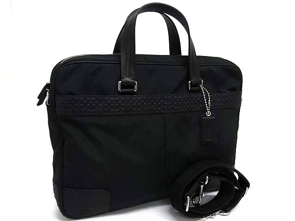 ■新品■未使用■ COACH コーチ C1269-F70596 レザー×ナイロン 2WAY クロスボディ ハンドバッグ ショルダー ブラック系 FT0378