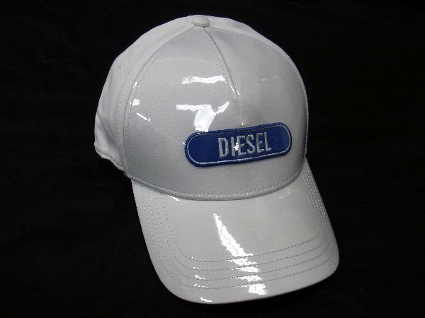 ディーゼル ■新品■未使用■ DIESEL ディーゼル コットン100％ ベースボールキャップ 帽子 表記サイズ ? メンズ ホワイト系 AT5930