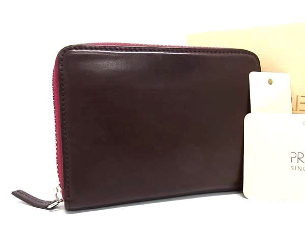 樂天商城 - ■新品■未使用■ PRARE プレリー レザー ラウンドファスナー 財布 ウォレット 小銭入れ レディース メンズ ブラウン系 AW5299