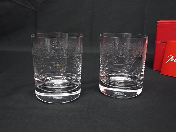 ■新品同様■ Baccarat バカラ セビーヌ グラス 食器 テーブルウェア 2点セット クリア  ...