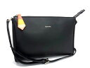 ■新品■未使用■ Paul Smith ポールスミス レザー ショルダーバッグ クロスボディ 斜め掛け 肩掛け ブラック系 FR1039
