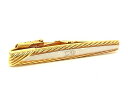 ■美品■ ChristianDior ディオール ネクタイピン タイクリップ アクセサリー ビジネス 紳士 メンズ ゴールド系×シルバー系 DG1156 冠婚葬祭 結婚式 葬式(4)