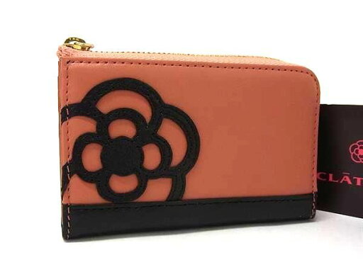 ■新品同様■ CLATHAS クレイサス レザー コインケース コインパース 小銭入れ レディース ピンク系×ブラック系 DG1362 ■新品同様■ CLATHAS クレイサス レザー コインケース コインパース 小銭入れ レディース ピンク系×ブラック系 DG1362