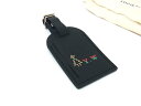 ■美品■ LOUIS VUITTON ルイヴィトン ネームタグ ネームホルダー バッグチャーム メンズ レディース ブラック系 DI4290