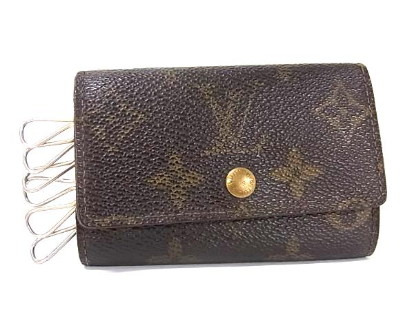 COACH コーチ M62630 モノグラム ミュルティクレ6 6連 キーケース 鍵入れ レディース メンズ ブラウン系 DM2886