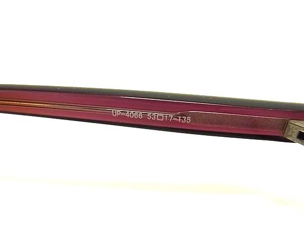 renoma レノマ UP-4066 53□17-135 度入り サングラス 眼鏡 メガネ レディース メンズ ボルドー系×レンズ クリア DF5360