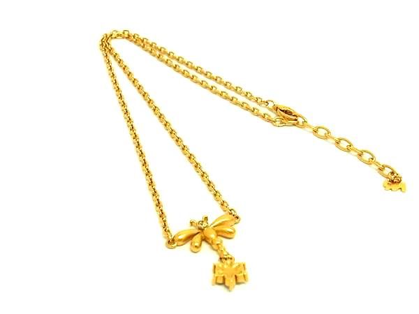 Rhinestone - ■美品■ NINA RICCI ニナリッチ カラーストーン ネックレス ペンダント アクセサリー レディース ゴールド系×ブルー系 DF8221