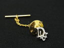 ■美品■ ChristianDior クリスチャンディオール ネクタイピン タイチェーン アクセサリー 紳士 メンズ ゴールド系 DF8840 冠婚葬祭 結婚式...