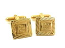 ■美品■ GIVENCHY ジバンシィ カフスボタン カフリンクス アクセサリー 紳士 メンズ ゴールド系 DG1777 冠婚葬祭 結婚式 葬式