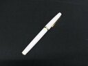 ■美品■ PILOT パイロット L 万年筆 筆記用具 文房具 ステーショナリー メンズ レディース アイボリー系×ゴールド系 DI3761
