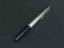 ■美品■ PILOT パイロット 万年筆 筆記用具 文房具 ステーショナリー メンズ レディース シルバー系×ブラック系 DI3762