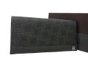 ■新品同様■ dunhill ダンヒル PVC×レザー 二つ折り 長財布 ウォレット 小銭入れ 札入れ メンズ ダークブラウン系 BJ5868(4)