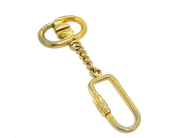 GUCCI グッチ キーホルダー ストラップ バッグチャーム メンズ レディース ゴールド系 DI3181