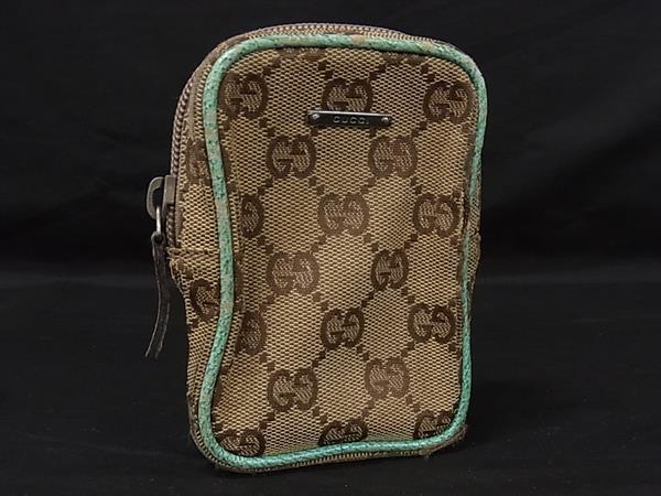 グッチ シガレットケース GUCCI グッチ 115249 002404 GG柄 GGキャンバス×レザー シガレットケース タバコケース マルチポーチ 小物入れ ブラウン系 DM3345