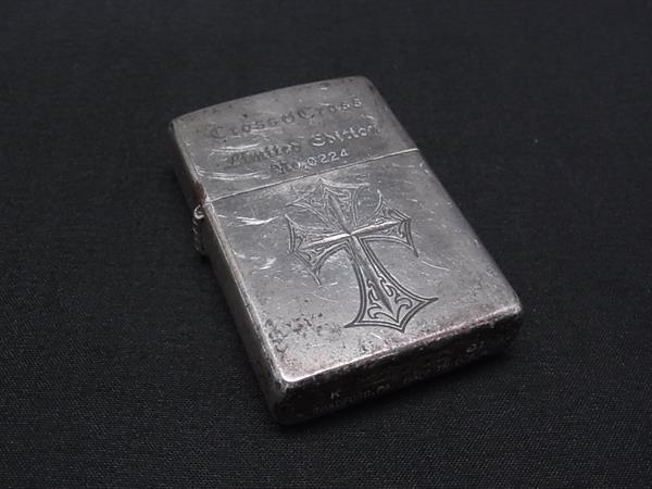 ZIPPO ジッポー 2001年製 高級ライター オイルライター 喫煙グッズ 喫煙具 メンズ レディース シルバー系 DP0387