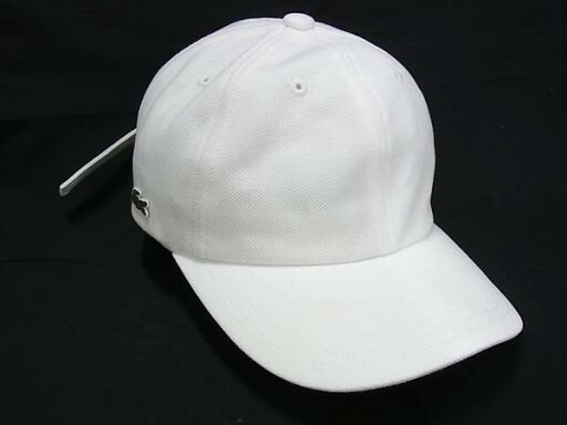 ■美品■ LACOSTE ラコステ コットン100% ベースボールキャップ 帽子 レディース メンズ ホワイト系 DI1099 ■美品■ LACOSTE ラコステ コットン100% ベースボールキャップ 帽子 レディース メンズ ホワイト系 DI1099