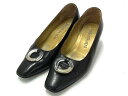 YVESSAINTLAURENT イヴサンローラン レザー ヒール パンプス 表記サイズ 36 1/2(約23.5cm) 靴 シューズ ブラック系 DI2843