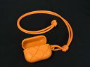 ■新品同様■ BOTTEGA VENETA ボッテガヴェネタ イントレチャート ラバー AirPods Proケース イヤホンケース オレンジ系 FR1699