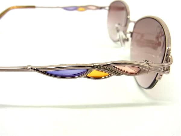 ■美品■ GEORGES VALENTINO ジョルジュバレンチノ サングラス 眼鏡 メガネ レディース シルバー系 DM3233 3