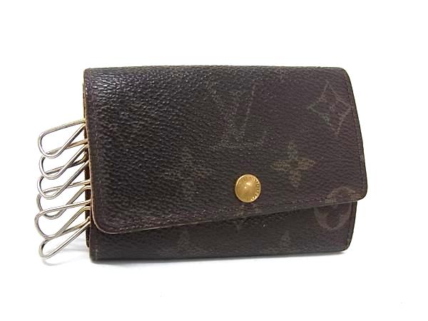 LOUIS VUITTON ルイヴィトン M62630 モノグラム ミュルティクレ6 6連 キーケース 鍵入れ メンズ レディース ブラウン系 DM3762