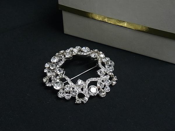 樂天商城 - ANNE KLEIN アンクライン ラインストーン ピンブローチ ピンバッチ アクセサリー レディース シルバー系 DM3641