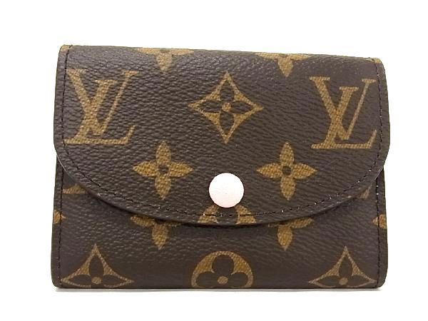 ■新品■未使用■ LOUIS VUITTON ルイヴィトン M62361 モノグラム ポルトモネ ロザリ コインケース 小銭入れ ブラウン系×ピンク系 AR8677