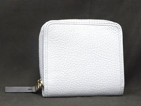 ■新品■未使用■ Paul Smith ポールスミス レザー 二つ折り 財布 ウォレット レディース メンズ ライトブルー系 AT7391の商品画像