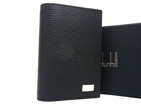 ダンヒル 名刺入れ メンズ ■新品■未使用■ dunhill ダンヒル レザー カードケース カード入れ 名刺入れ メンズ レディース ブラック系 AU9882