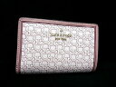 ケイトスペード ■新品■未使用■ kate spade ケイトスペード WLR00267 PVC 総柄 二つ折り 財布 ウォレット 小銭入れ 札入れ ピンク系 AV3946