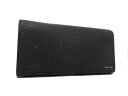 Paul Smith ポールスミス レザー 二つ折り 長財布 ウォレット 小銭入れ 札入れ メンズ レディース ブラック系 DH5641(4)