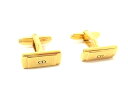 ■新品同様■ ChristianDior クリスチャンディオール カフスボタン カフリンクス アクセサリー メンズ ゴールド系 DH5870