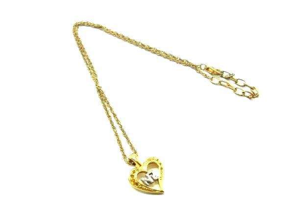 By Color - NINA RICCI ニナリッチ ハートモチーフ ネックレス ペンダント アクセサリー レディース ゴールド系 DG7311