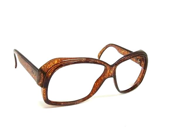 ■美品■ ChristianDior クリスチャンディオール 2039-10 ヴィンテージ フレームのみ メガネ 眼鏡 めがね ブラウン系 DM3739