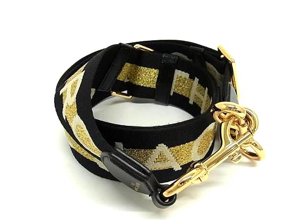 乐天商城 - ■極美品■ MARC JACOBS マークジェイコブス ウェビング バッグ用 ショルダーストラップ 斜め掛け レディース ブラック系 FF6287