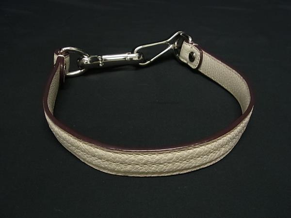 ■美品■ COACH コーチ レザー バッグ用 ハンドルストラップ レディース アイボリー系 BN1407