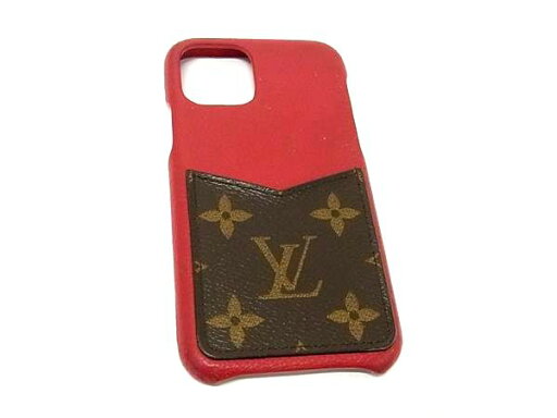 LOUIS VUITTON ルイヴィトン M69095 モノグラム バンパー iPhone11Pro対応 アイフォン スマホケース レッド系 FK0431 LOUIS VUITTON ルイヴィトン M69095 モノグラム バンパー iPhone11Pro対応 アイフォン スマホケース レッド系 FK0431