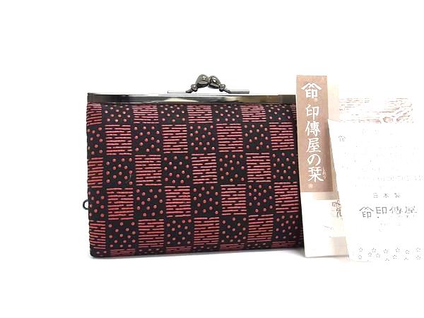 印傳屋　長財布　新品未使用 印傳屋 長財布 甲州印伝 束入 レディース 女性 ロングウォレット