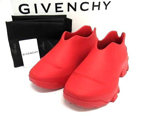 ■新品■未使用■ GIVENCHY ジバンシィ モニュメンタルマロウ ラバー スリッポン 表記サイズ41 (約26cm) 靴 レッド系 FF1061 ■新品■未使用■ GIVENCHY ジバンシィ モニュメンタルマロウ ラバー スリッポン 表記サイズ41 (約26cm) 靴 レッド系 FF1061
