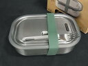 ■極美品■ PRADA プラダ black+blum ブラック ブルム SS ランチボックス 弁当箱 表記サイズ 1.0L シルバー系 FH1258