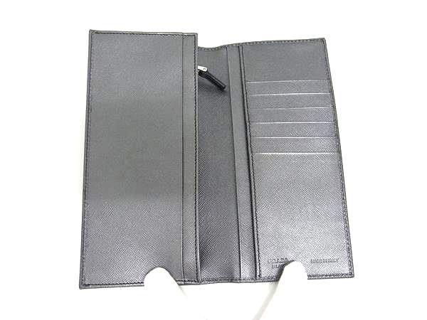 ■新品■未使用■ PRADA プラダ 2M0836 サフィアーノレザー 二つ折り 長財布 札入れ 小銭入れ レディース グレー系 FN4939
