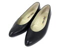■美品■ Miss Chloe ミスクロエ レザー パンプス ヒール 表記サイズ 34 1/2(約21.5cm) 靴 シューズ レディース ブラック系 DF8605(4)