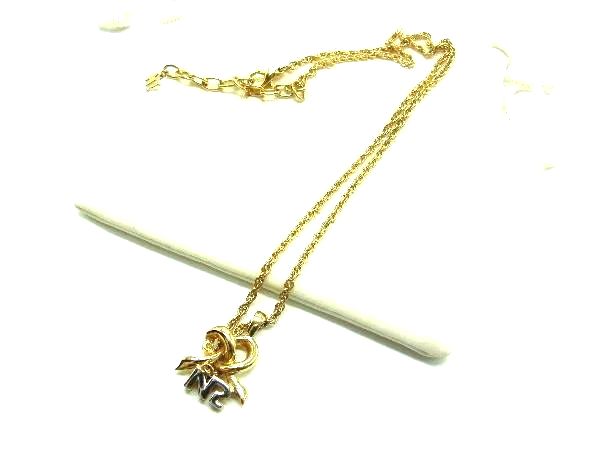 乐天商城 - NINA RICCI ニナリッチ ロゴモチーフ ネックレス ペンダント アクセサリー レディース ゴールド系 DG7478