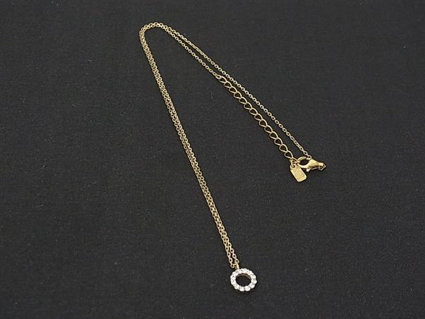 乐天商城 - ete エテ SV925 ラインストーン ネックレス ペンダント アクセサリー レディース ゴールド系 DN0110