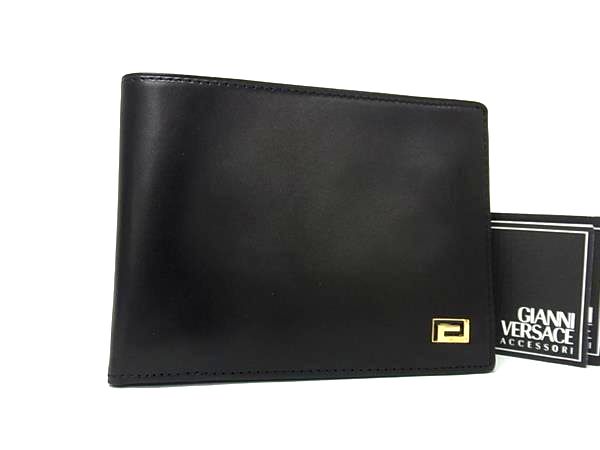 �����ʢ�̤���Ѣ� GIANNI VERSACE ������ �����륵���� �쥶�� ����ޤ� ���� ������å� ������ ���������� �֥�å��� BL9259