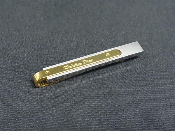 ChristianDior クリスチャンディオール タイクリップ ネクタイピン アクセサリー メンズ ゴールド系×シルバー系 DM3902