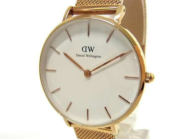 Other - ■美品■ Daniel Wellington ダニエル ウェリントン 05190040316 SS クォーツ 3気圧防水 腕時計 ウォッチ ゴールド系 DM9880